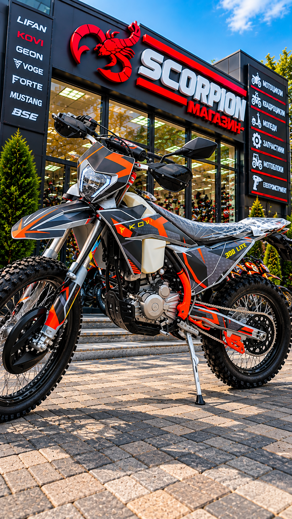 Мотоцикл ендуро KOVI 300 LITE 2026