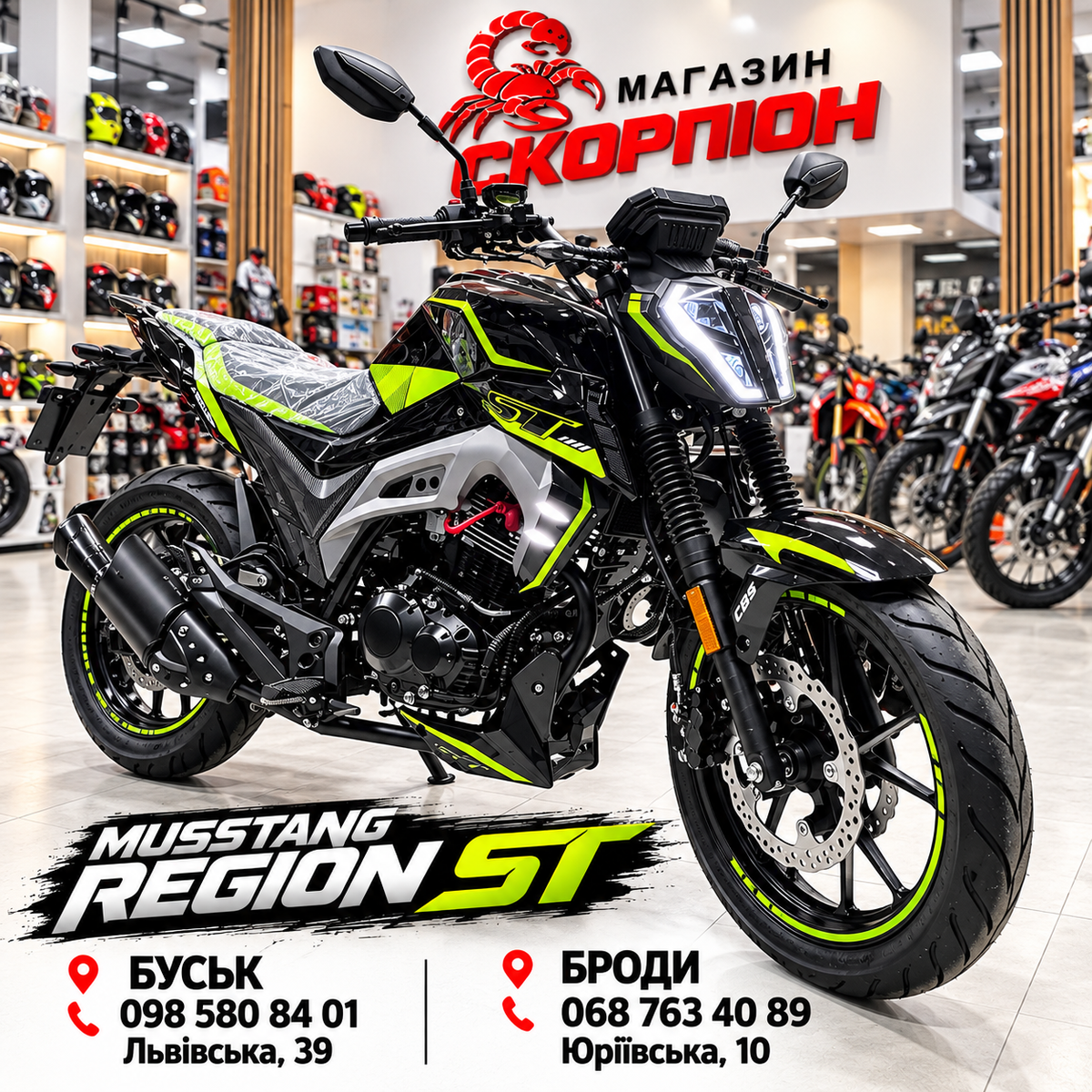 MUSSTANG REGION ST