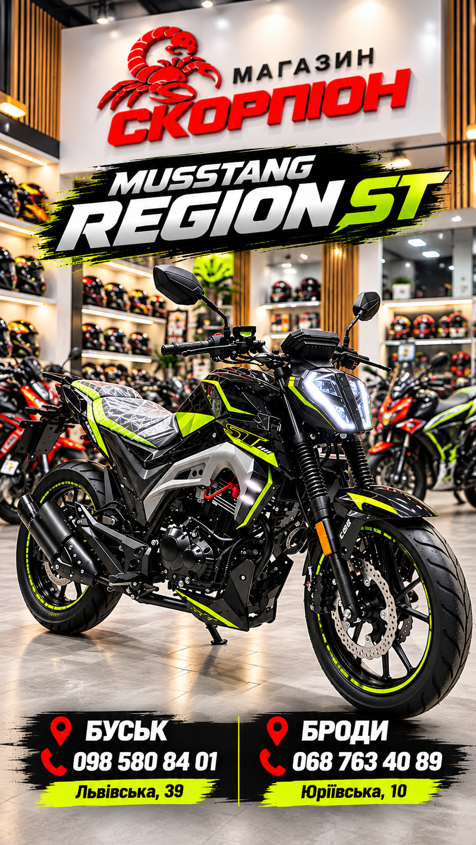 MUSSTANG REGION ST